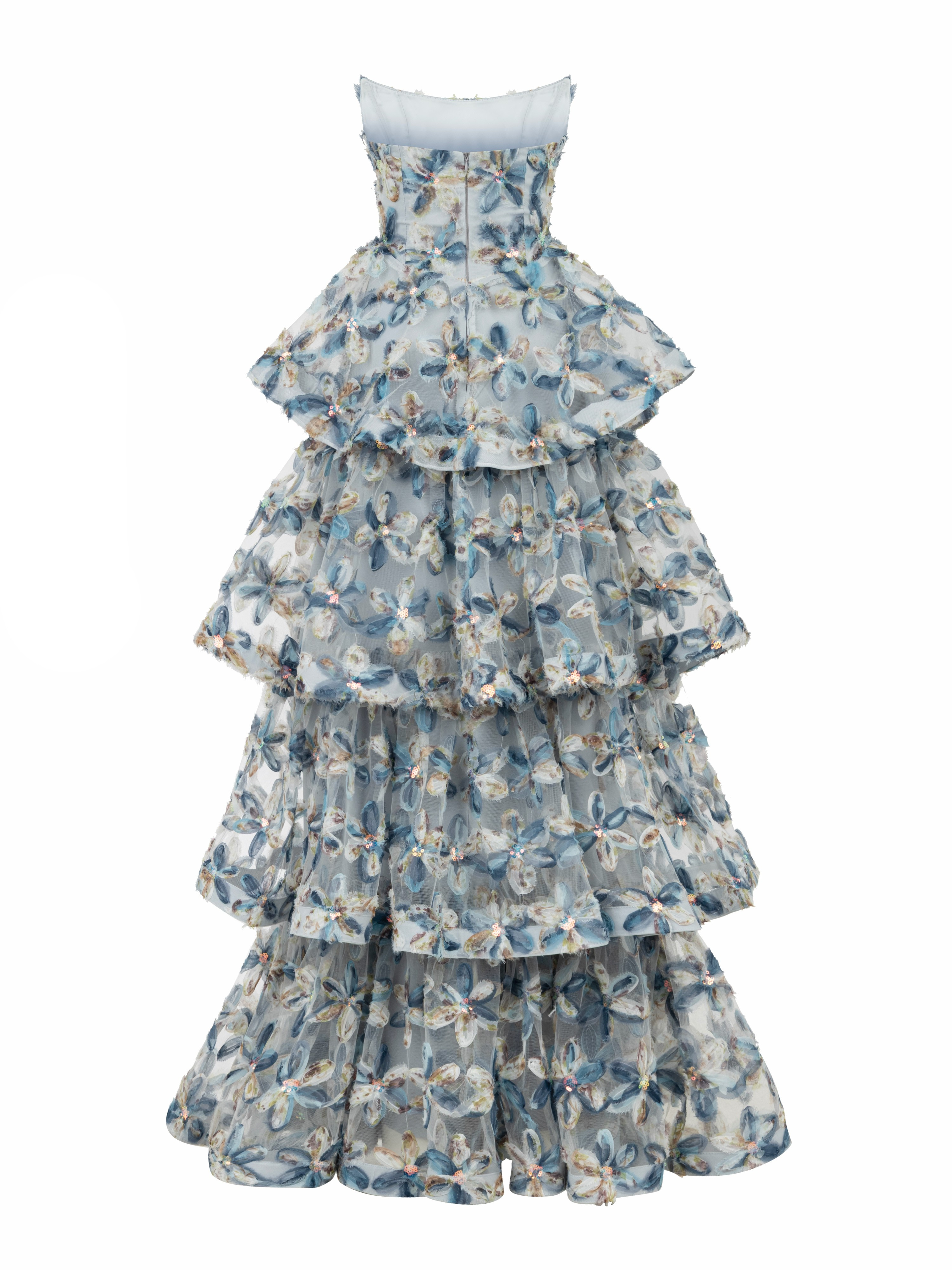Isabel Maxi Flower Dress