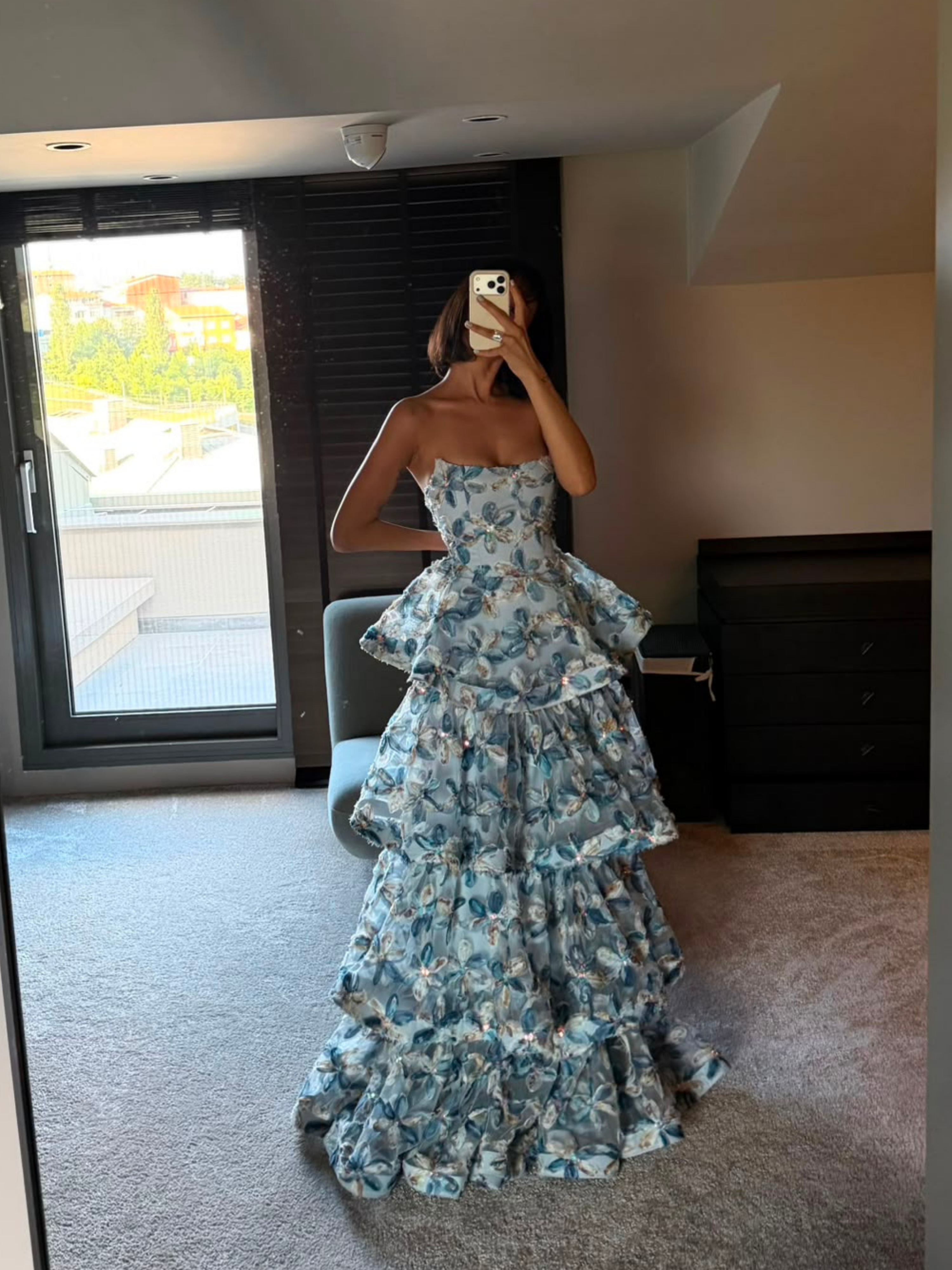 Isabel Maxi Flower Dress