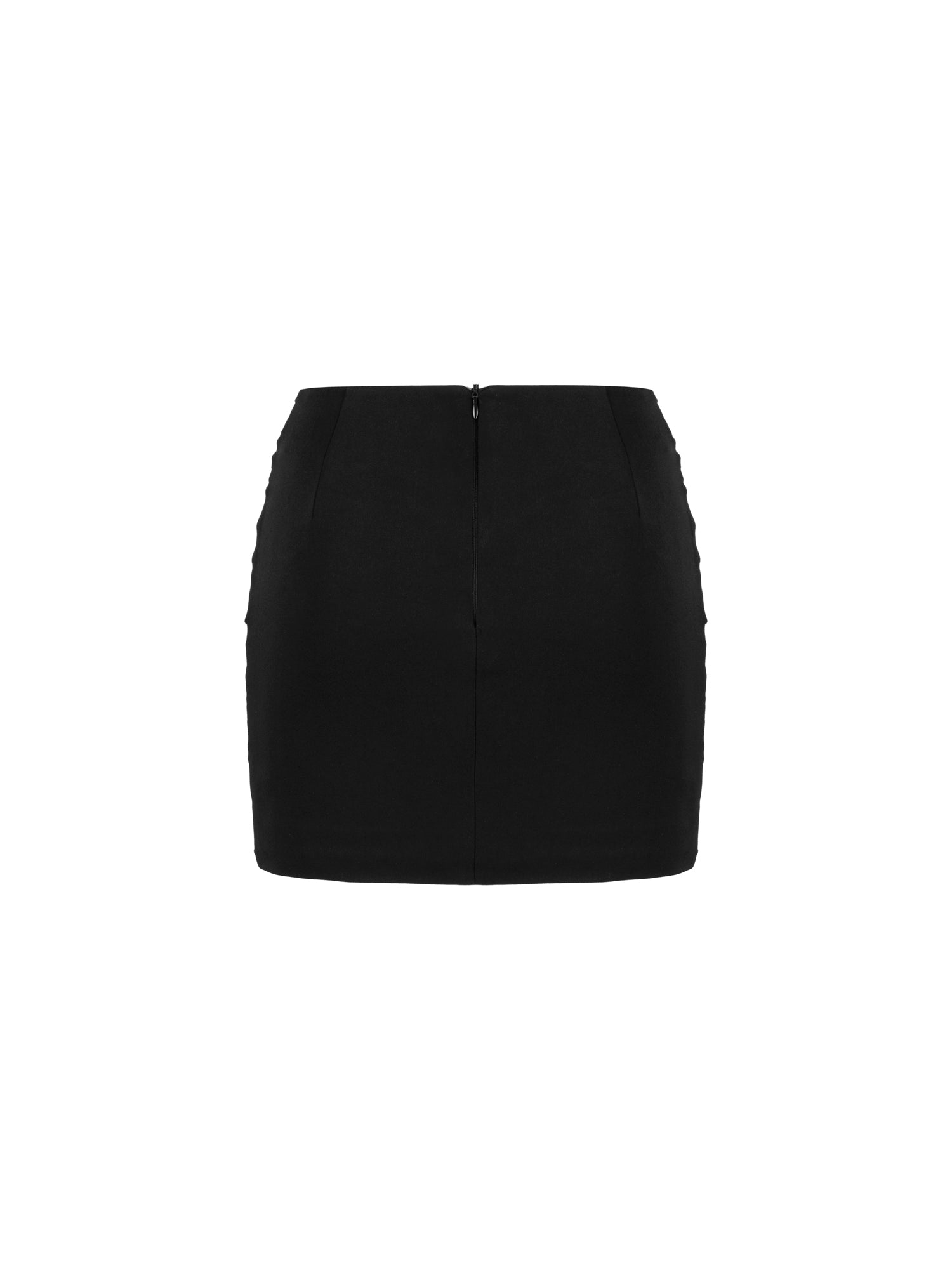 ANGELICA in Black Mini Skirt