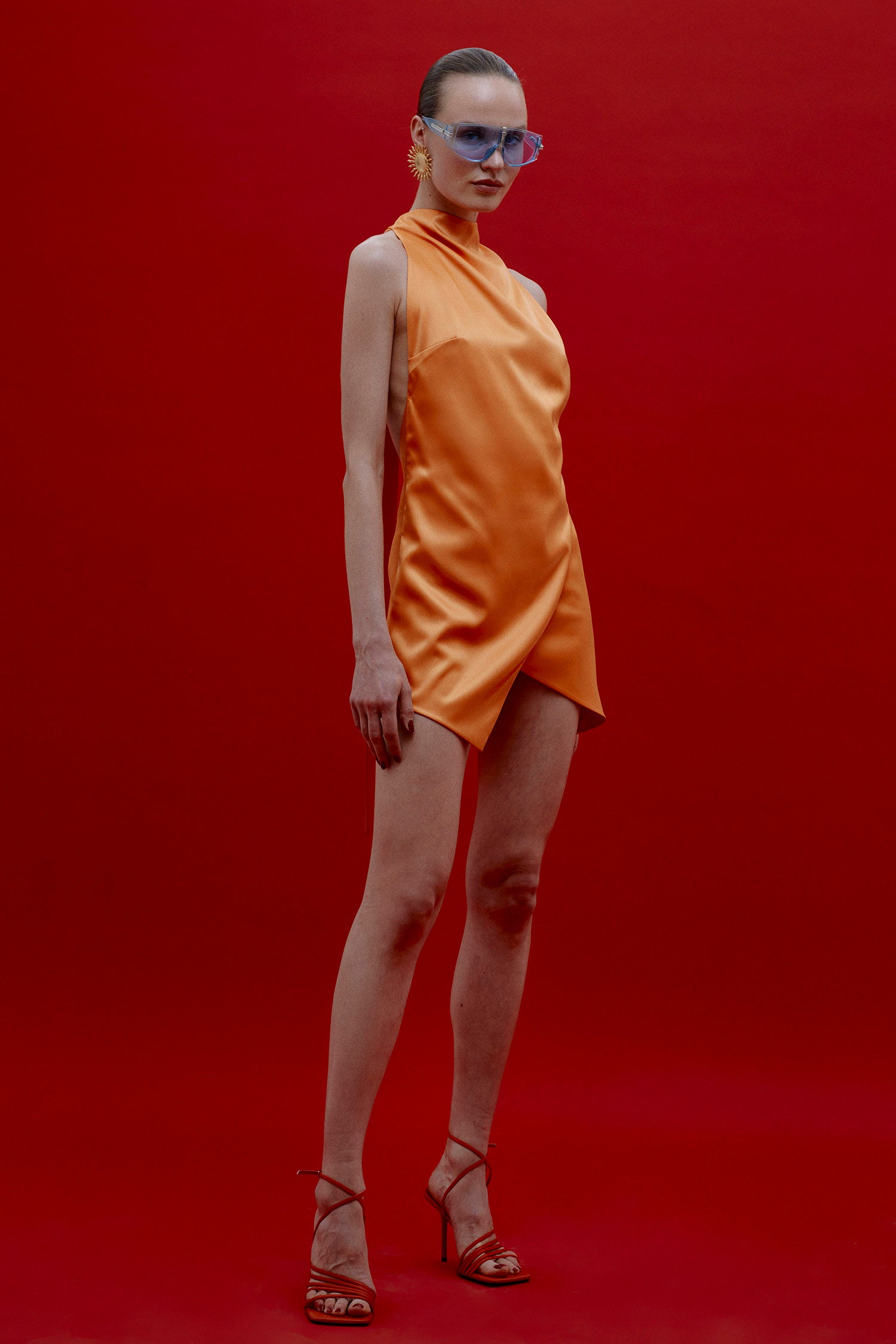VERA in Satin Orange