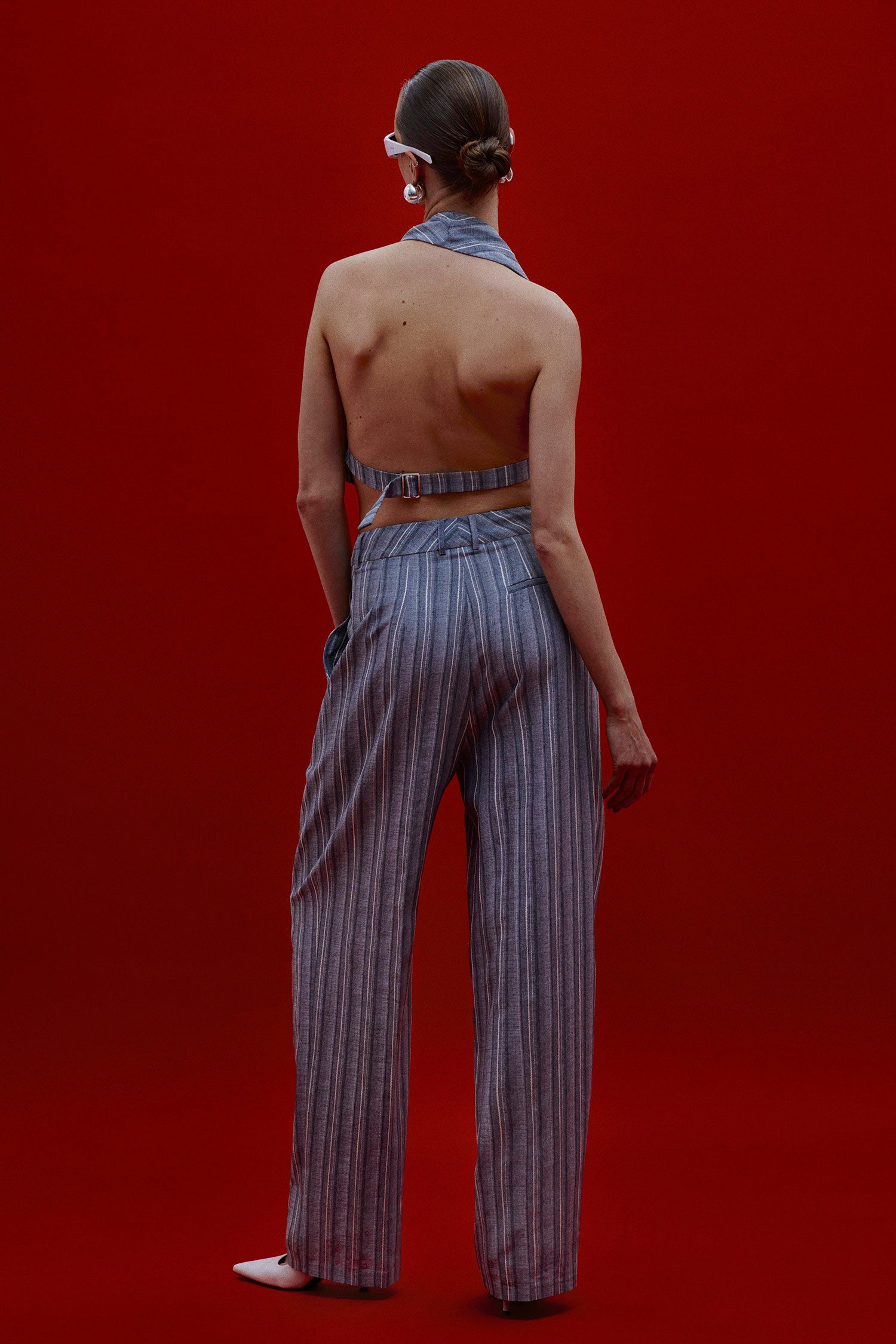 MUSE in blue stripe suit