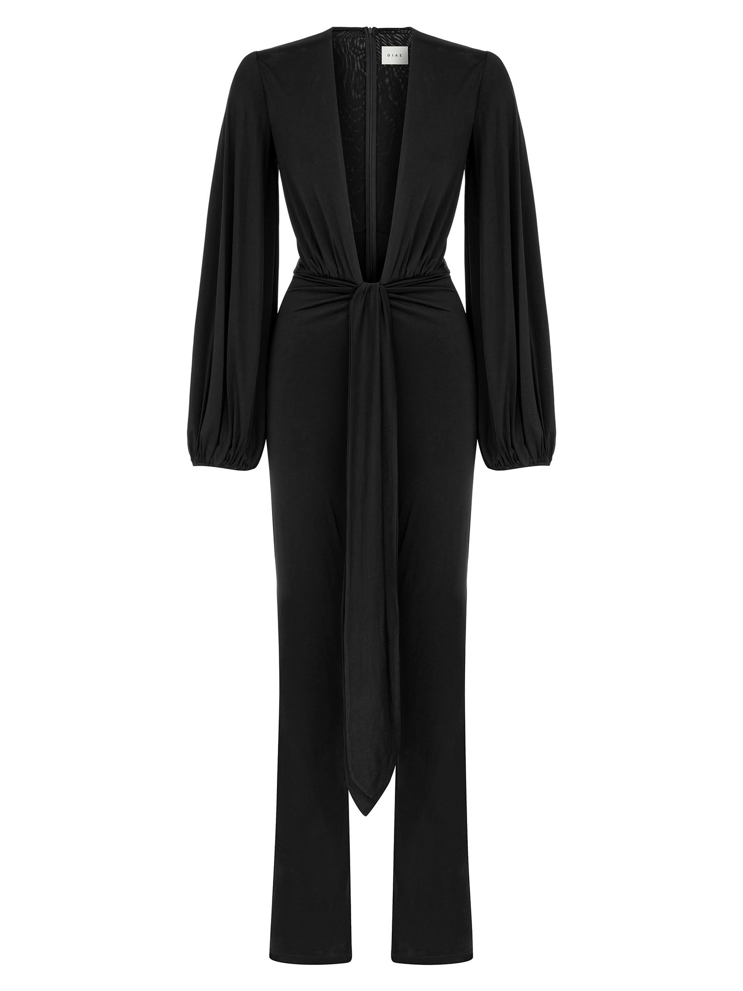 EVA in Black Jumpsuit