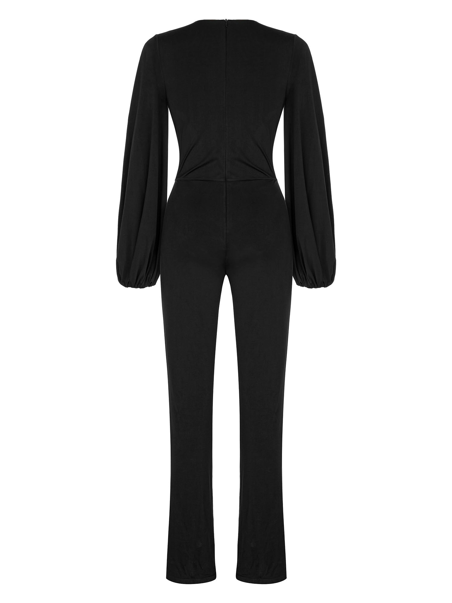 EVA in Black Jumpsuit