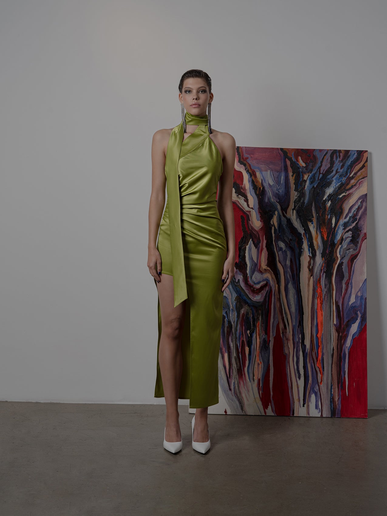 LAREEN in Pear Green