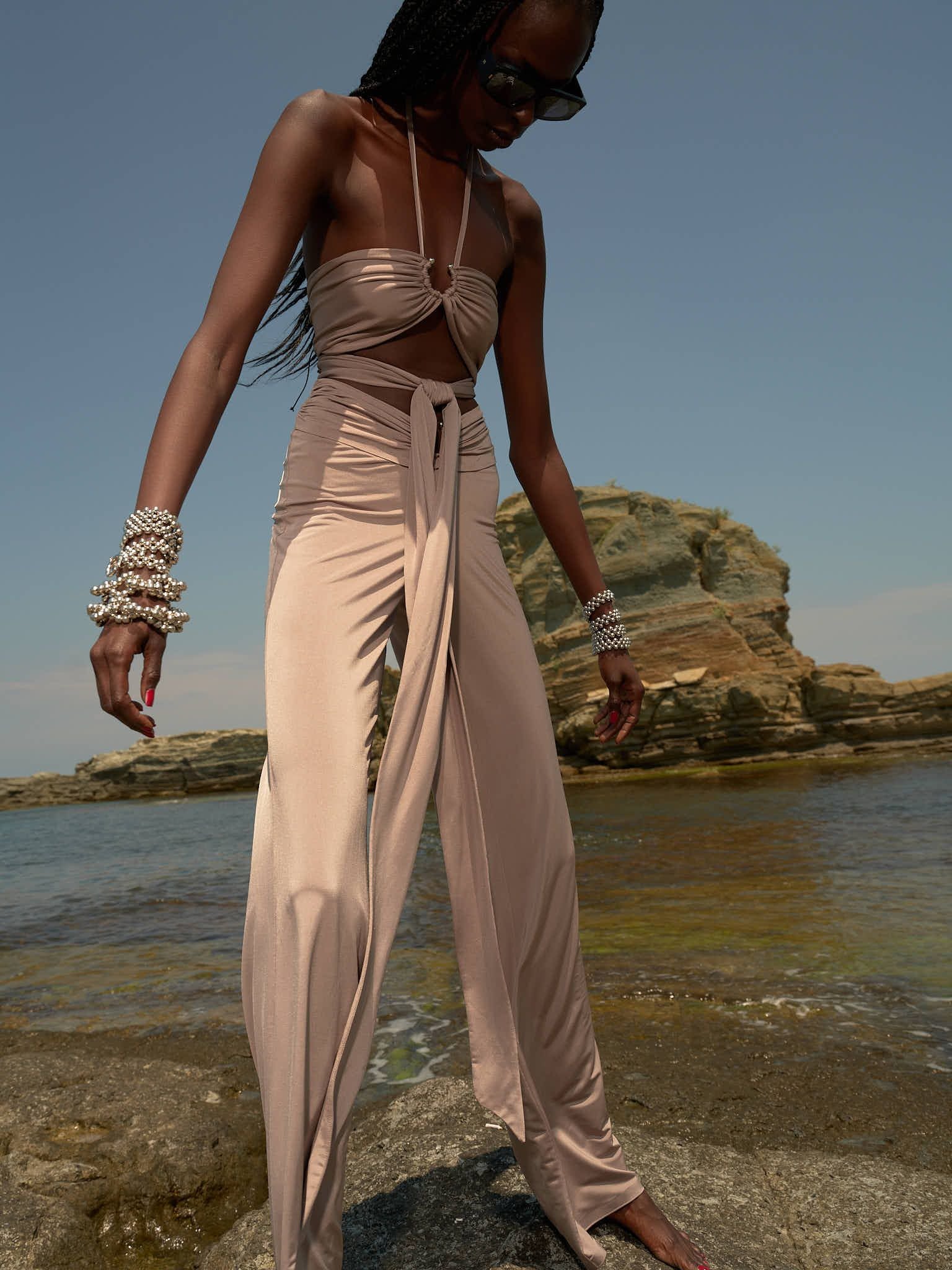 ALEXA in Sandy Mink Suit