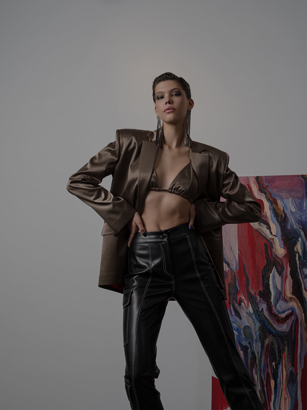 MAURA in Leather Black